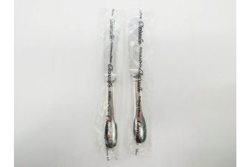 フランス　クリストフル　CHRISTOFLE　CLUNY(クリュニー)　シルバーコーティング / ERCUIS(エルキューイ)　高級感漂うカラトリーセット(フォーク、スプーン、バターナイフ、銀メッキ、銀食器、銀製品、ケース付き)(R-079302)