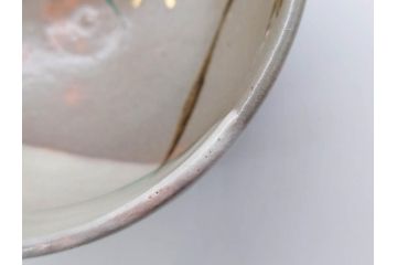 永楽善五郎　乾山写月秋草　4.3寸　美しい絵付けに品格を感じる茶碗(花、植物、風景、金彩、京焼、裏印、抹茶碗、茶道具、茶器、和食器、鵬雲斎書付き、四寸三分、共箱付き)(R-079305)