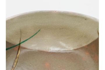 永楽善五郎　乾山写月秋草　4.3寸　美しい絵付けに品格を感じる茶碗(花、植物、風景、金彩、京焼、裏印、抹茶碗、茶道具、茶器、和食器、鵬雲斎書付き、四寸三分、共箱付き)(R-079305)