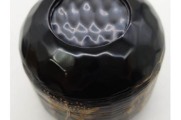 木具師 橋村萬象造　細やかな蒔絵が魅力の棗(折撓、花押、春秋、たんぽぽ、すすき、ススキ、花、植物、鵬雲斎書付き、木製、漆器、茶入れ、茶道具、茶筒、茶器、共箱付き)(R-079309)