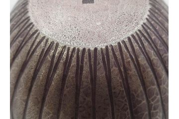 中川浄益　雲龍菊形　純銀　重量 約297g　細かなデザインが上品な建水(シルバー、茶道具、こぼし、水翻、南鐐、菊彫、花押、鵬雲斎書付き、共箱付き)(R-079311)