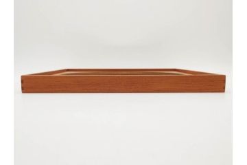 スウェーデン　GLAS MASTER MARKARYD　シンプルで木の温もり感じるミラー(壁掛け鏡、吊鏡、北欧)(R-079312)