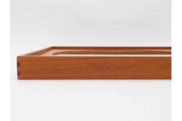 スウェーデン　GLAS MASTER MARKARYD　シンプルで木の温もり感じるミラー(壁掛け鏡、吊鏡、北欧)(R-079312)