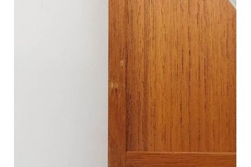 スウェーデン　GLAS MASTER MARKARYD　シンプルで木の温もり感じるミラー(壁掛け鏡、吊鏡、北欧)(R-079312)