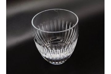 フランス　Baccarat　バカラ　HIBIKI 響　30面カット　輝くカッティングが魅力のロックグラス(フルレッドクリスタルガラス、ロックグラス、コップ、グラス、タンブラー、サントリーウイスキー、共箱付き)(R-079313)