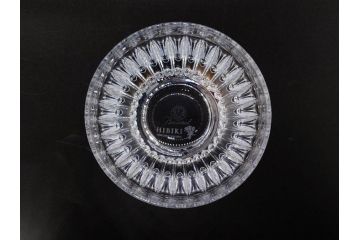 フランス　Baccarat　バカラ　HIBIKI 響　30面カット　輝くカッティングが魅力のロックグラス(フルレッドクリスタルガラス、ロックグラス、コップ、グラス、タンブラー、サントリーウイスキー、共箱付き)(R-079313)
