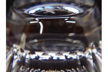 フランス　Baccarat　バカラ　HIBIKI 響　30面カット　輝くカッティングが魅力のロックグラス(フルレッドクリスタルガラス、ロックグラス、コップ、グラス、タンブラー、サントリーウイスキー、共箱付き)(R-079313)
