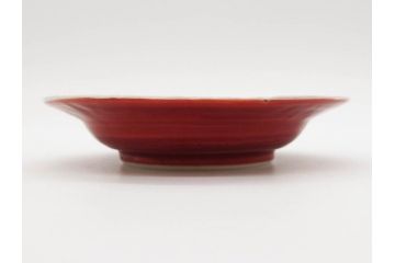 正木春蔵　九谷焼　色絵　約15cm　5寸　食卓を華やかに彩る中皿(葉、ひょうたん、瓢箪、梅、菊、竹、花、植物、和皿、和食器、なます皿、裏印、五寸)(R-079319)