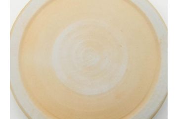 正木春蔵　九谷焼　呉須色絵　染付　約22cm　7.1寸　鮮やかに絵付けされた可愛らしい蓋物(向日葵、ひまわり、花、植物、大平、深鉢、和皿、和食器、七寸一分、裏印、外箱付き)(R-079320)
