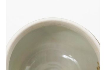 正木春蔵　九谷焼　呉須色絵　染付　穏やかなひとときを演出する急須(菊、花、植物、和食器、水注、茶道具、茶器、水指、水差、裏印)(R-079321)