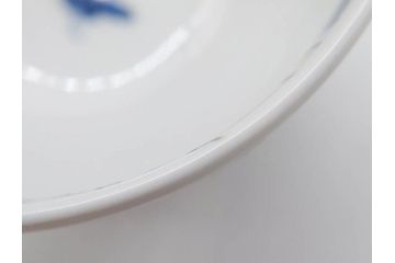 正木春蔵　九谷焼　呉須色絵　染付　温かみを感じる緻密な絵付けが魅力の湯呑み5客セット(花、植物、煎茶、ぐい呑み、湯のみ、和食器、裏印)(R-079323)
