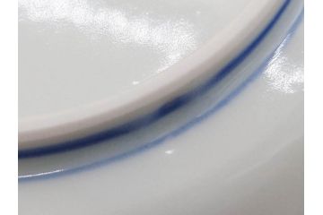 正木春蔵　九谷焼　呉須色絵　染付　愛らしいデザインが魅力のカップ&ソーサー2客セット(花、フラワー、植物、C&S、碗皿、洋食器、裏印)(R-079324)