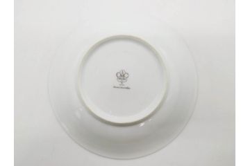 大倉陶園(OKURA、OAC)　 金蝕バラ　品格漂う豪華なプレート5枚セット(手描き、ディッシュ、ローズ、バラ、中皿、洋食器)(R-079325)