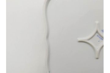 ヘレンド　ハンガリー　HEREND HVNGARY　アポニー・グリーン　オープンワーク　落ち着いた雰囲気のエレガントなプレート(トレイ、トレー、角皿、透かし、四角、スクエア、変形皿、レース、洋食器)(R-079326)