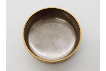 博友作　輪島塗　優美で豪華な棗(菊、花、雲模様、蒔絵、漆器、木製、茶入れ、茶筒、茶道具、茶器、共箱付き)(R-079327)