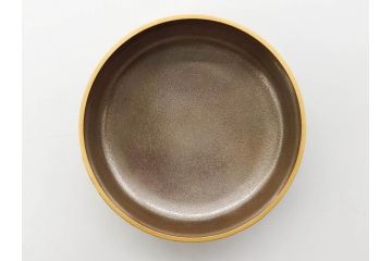 博友作　輪島塗　優美で豪華な棗(菊、花、雲模様、蒔絵、漆器、木製、茶入れ、茶筒、茶道具、茶器、共箱付き)(R-079327)
