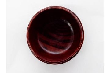 今日主　芦ノ絵　木目が美しい松棗(花押、木製、茶入れ、茶筒、茶道具、茶器、共箱付き)(R-079429)