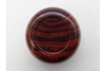 今日主　芦ノ絵　木目が美しい松棗(花押、木製、茶入れ、茶筒、茶道具、茶器、共箱付き)(R-079429)