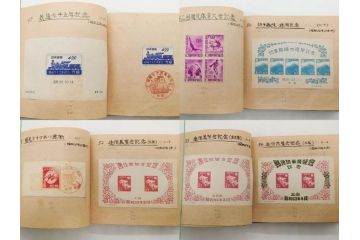 戦前〜戦後　小判切手・中国・満州・煙草・印紙・エンタイヤなど　切手帳(使用済み切手、切手帖、文化切手、記念郵便切手、外国、鉄道、日清戦争、日露大戦、大東亜戦争、明治天皇、大正天皇、電信、証券、国税調査、赤十字、国立公園、体育大会、年賀)(R-079431)