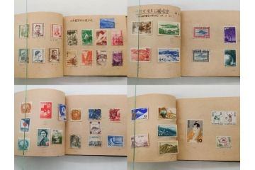 戦前〜戦後　小判切手・中国・満州・煙草・印紙・エンタイヤなど　切手帳(使用済み切手、切手帖、文化切手、記念郵便切手、外国、鉄道、日清戦争、日露大戦、大東亜戦争、明治天皇、大正天皇、電信、証券、国税調査、赤十字、国立公園、体育大会、年賀)(R-079431)