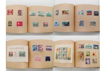 戦前〜戦後　小判切手・中国・満州・煙草・印紙・エンタイヤなど　切手帳(使用済み切手、切手帖、文化切手、記念郵便切手、外国、鉄道、日清戦争、日露大戦、大東亜戦争、明治天皇、大正天皇、電信、証券、国税調査、赤十字、国立公園、体育大会、年賀)(R-079431)