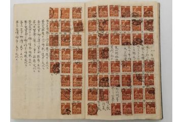 戦前　切手・エンタイヤ(使用済み切手、消印、満州国、日本郵便趣味協會、改正 日本記念切手目録、城、寺社仏閣、東郷平八郎、乃木希典)(R-079433)