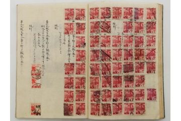 戦前　切手・エンタイヤ(使用済み切手、消印、満州国、日本郵便趣味協會、改正 日本記念切手目録、城、寺社仏閣、東郷平八郎、乃木希典)(R-079433)