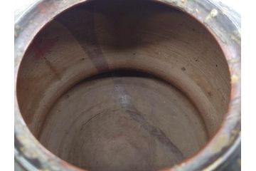 桃山時代　古備前　侘び寂びを感じる水指(水差、雲屯、水器、茶器、茶道具、茶陶、共箱付き)(R-079435)