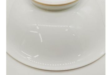 大倉陶園(OKURA、OAC)　 金蝕バラ　気品漂うボウル(手描き、ディッシュ、ローズ、バラ、深皿、大皿、フルーツ皿、コンポート、菓子鉢、洋食器)(R-079436)
