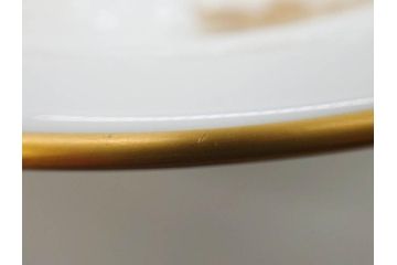 大倉陶園(OKURA、OAC)　 金蝕バラ　気品漂うボウル(手描き、ディッシュ、ローズ、バラ、深皿、大皿、フルーツ皿、コンポート、菓子鉢、洋食器)(R-079436)