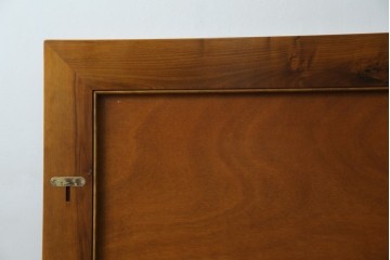 中古　スペイン製　バロッサバレンティ(VARO,S.A. VALENTI)　シモンズ(SIMMONS)　ボックススプリングベッド　ナチュラルモダンデザインでお部屋に取り入れやすいダブルサイズのベッドフレーム　(R-079445)