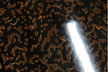 中古　未使用　展示品　東北　津軽塗り　唐塗り　隅々まで意匠を凝らした上質で美しい漆塗りの座卓　定価約95万円　(R-079447)