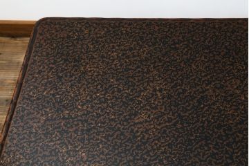 中古　未使用　展示品　東北　津軽塗り　唐塗り　隅々まで意匠を凝らした上質で美しい漆塗りの座卓(ローテーブル、センターテーブル、リビングテーブル)(定価約95万円)(R-079447)