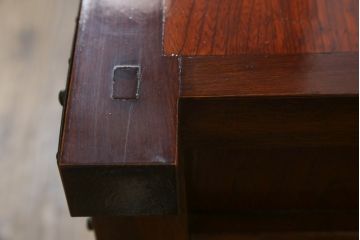 和製ビンテージ　民芸家具　前面欅(ケヤキ)材　和のお部屋の雰囲気を格上げしてくれる味わい豊かな米沢車箪笥(米沢箪笥、時代箪笥、和たんす、衣装タンス、収納箪笥、整理箪笥、引き出し、ヴィンテージ)(R-079448)