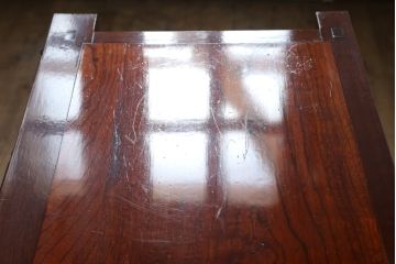 和製ビンテージ　民芸家具　前面欅(ケヤキ)材　和のお部屋の雰囲気を格上げしてくれる味わい豊かな米沢車箪笥(米沢箪笥、時代箪笥、和たんす、衣装タンス、収納箪笥、整理箪笥、引き出し、ヴィンテージ)(R-079448)