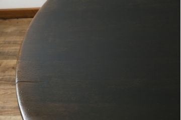 中古　飛騨産業　PROVINCIAL(プロヴィンシャル・プロビンシャル)　様々なテイストの空間に馴染む丸テーブル(ダイニングテーブル、ラウンドテーブル、4人掛け、6人掛け)(R-079452)