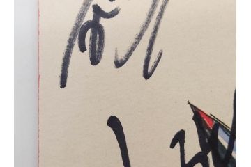 色紙サイン・イラストなど27点セット(手塚理美、にしきのあきら、関本四十四、高橋一三、山本リンダ、村上幸子、森田健作、大場久美子、松原智恵子、高田みづえ、はらたいら、仮面ライダー、ガッチャマン、樫の木モック、みなしごハッチ)(R-079453)