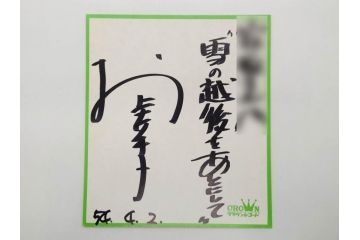 色紙サイン・イラストなど27点セット(手塚理美、にしきのあきら、関本四十四、高橋一三、山本リンダ、村上幸子、森田健作、大場久美子、松原智恵子、高田みづえ、はらたいら、仮面ライダー、ガッチャマン、樫の木モック、みなしごハッチ)(R-079453)