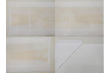 真作　1990年　東山魁夷　「清暁」　限定300部のうち第26番　心が澄み渡るような色彩が美しいリトグラフ(絵画、風景画、山、湖、樹木、花、版画、壁掛け、額装、タトウ箱付き、発行証付き、落款印、共シール、黄袋付き、外箱付き)(R-079454)