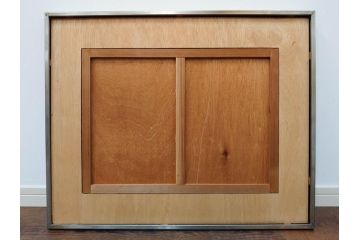 真作　竹内未明　「西ノ京」　P8号(8号)　日本画(絵画、塔、風景、サイン付き、落款印、共シール、岡崎清光堂、肉筆、額装、外箱付き)(R-079458)