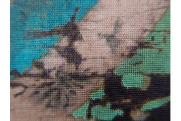 工芸　複製画　神護寺所蔵　国宝　釈迦如来像　第577番　掛軸(第五百七十七番、掛け軸、絹本、仏画、共箱付き、解題、多色コロタイプ印刷、手彩色)(R-079460)　