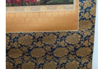 工芸　複製画　神護寺所蔵　国宝　釈迦如来像　第577番　掛軸(第五百七十七番、掛け軸、絹本、仏画、共箱付き、解題、多色コロタイプ印刷、手彩色)(R-079460)　