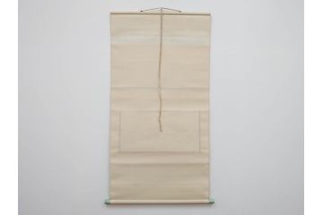 1999年　春　横山善一　白夜・未来派の女性像　掛軸(掛け軸、日展会員、サイン入り、落款、共箱付き)(R-079461)