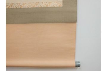 小林五浪　「茄子」　掛軸(掛け軸、なす、野菜、バッタ、飛蝗、昆虫、日本画、共箱付き)(R-079464)