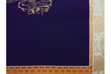 暁山人作　本金当麻つづれ十三佛像図　掛軸(掛け軸、仏画、仏具、京表具 横山清和堂、表装の栞つき、共箱付き)(R-079466)