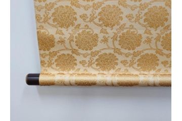 暁山人作　本金当麻つづれ十三佛像図　掛軸(掛け軸、仏画、仏具、京表具 横山清和堂、表装の栞つき、共箱付き)(R-079466)