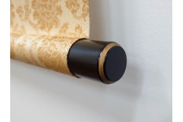 暁山人作　本金当麻つづれ十三佛像図　掛軸(掛け軸、仏画、仏具、京表具 横山清和堂、表装の栞つき、共箱付き)(R-079466)