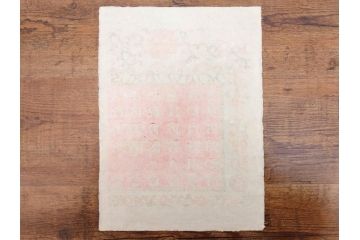 1989年(昭和64年)　人間国宝　芹沢銈介　カラフルな色使いが美しい型染カレンダー(木版画、多色摺り、和紙、暦、12ヶ月揃い、日の出、正月、ひなまつり、雛祭り、蝶、ちょう、花、植物、柊、蝋燭、ろうそく、うさぎ、兎、鹿、シカ、コオロギ、昆虫、動物、氷の結晶、ケース付き)(R-079473)　