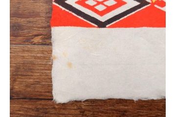 1991年(平成3年)　人間国宝　芹沢銈介　心が和む型染カレンダー(木版画、多色摺り、和紙、暦、12ヶ月揃い、正月、羽子板、梅、花、植物、鳥居、蝶、ちょう、芍薬、シャクヤク、杜若、カキツバタ、扇、風景、紅葉、雁、鳥、ケース付き)(R-079475)　