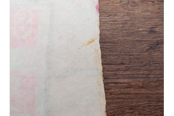 1991年(平成3年)　人間国宝　芹沢銈介　心が和む型染カレンダー(木版画、多色摺り、和紙、暦、12ヶ月揃い、正月、羽子板、梅、花、植物、鳥居、蝶、ちょう、芍薬、シャクヤク、杜若、カキツバタ、扇、風景、紅葉、雁、鳥、ケース付き)(R-079475)　